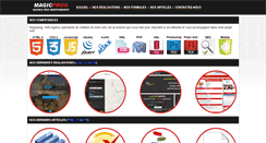 Desktop Screenshot of magicprog.fr